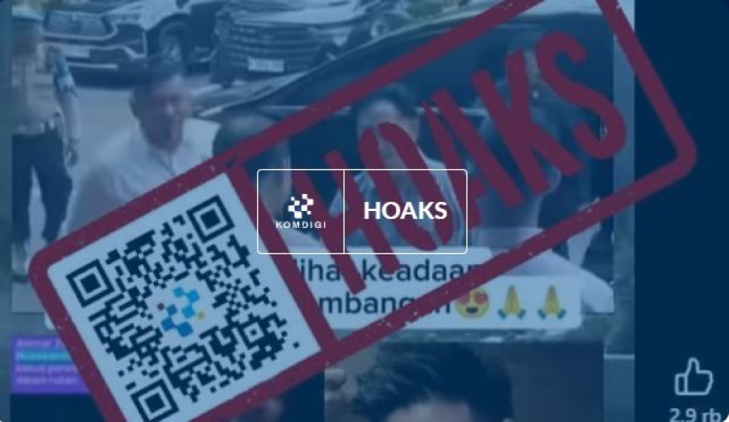 [HOAKS] Menteri Yusril Jenguk Ammar Zoni di Nusakambangan