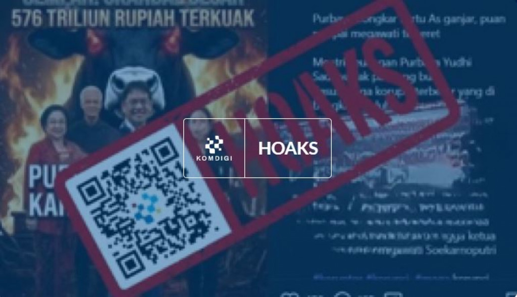 [HOAKS] Menteri Keuangan Purbaya Yudhi Sadewa Bongkar Megawati Korupsi Rp576 Triliun