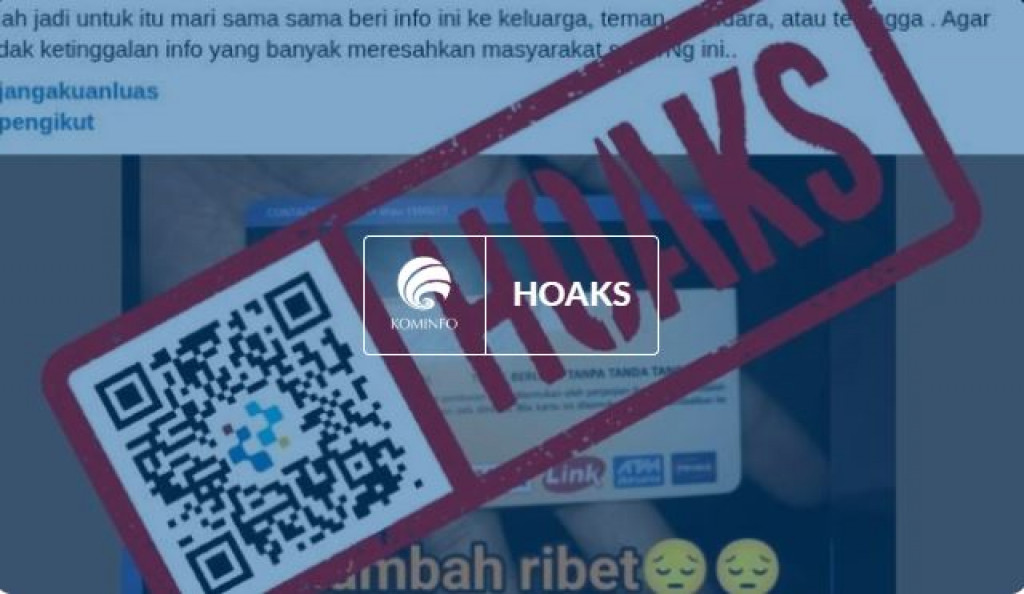 [HOAKS] Tarik Uang Di ATM yang Sama agar Tidak Terblokir PPATK