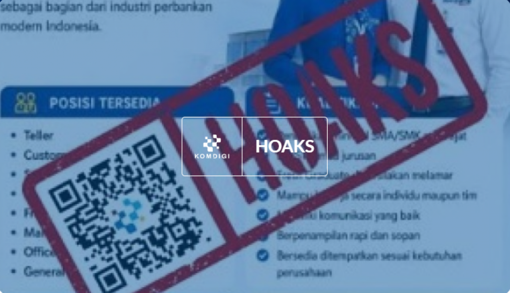 [HOAKS] Tautan Pendaftaran Lowongan Kerja BTN 2026
