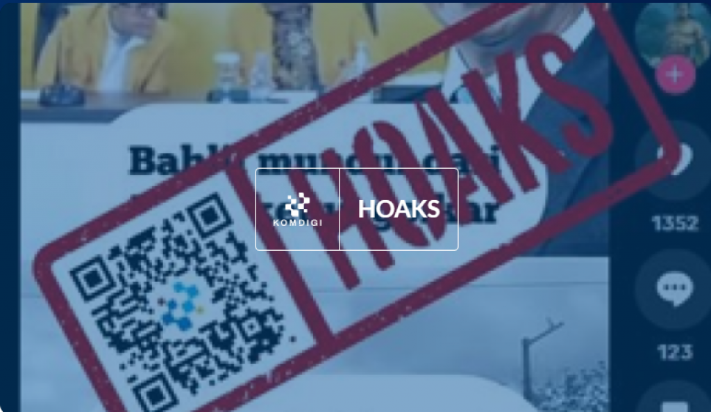 [HOAKS] Bahlil Mundur Dari Golkar