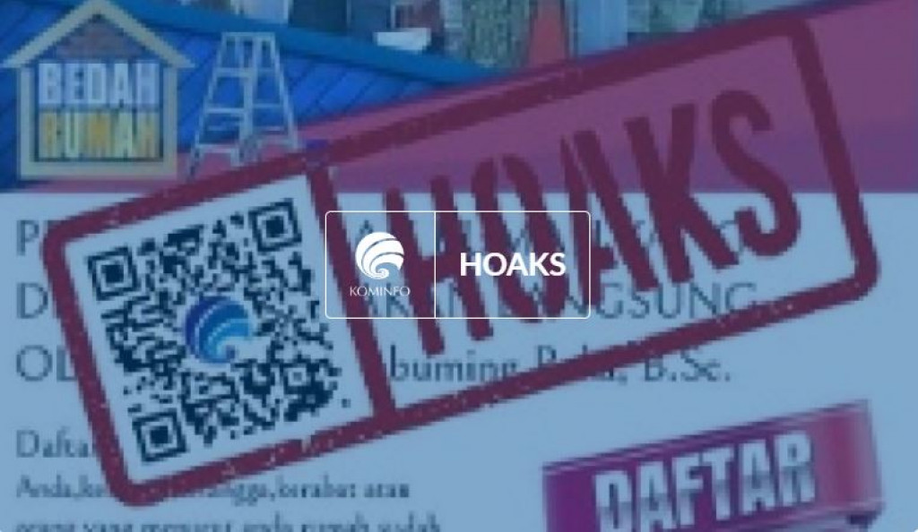 [HOAKS] Tautan untuk Pendaftaran Program Renovasi Rumah