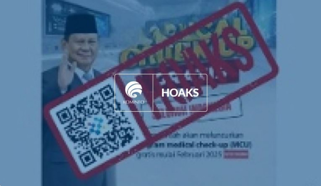 [HOAKS] Tautan Pendaftaran Program Pemeriksaan Kesehatan Gratis