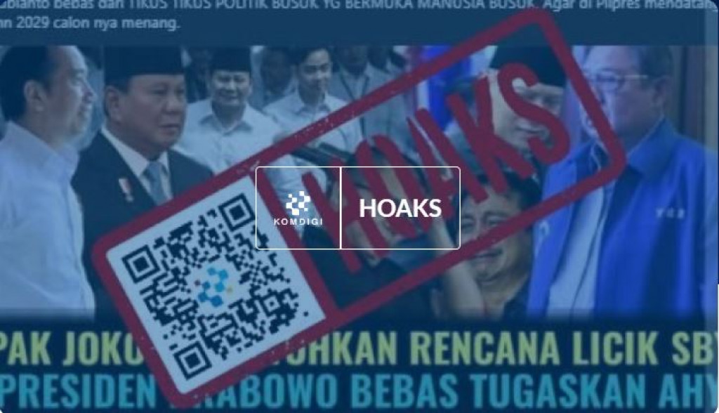[HOAKS] Presiden Prabowo Copot AHY dari Jabatan Menko IPK