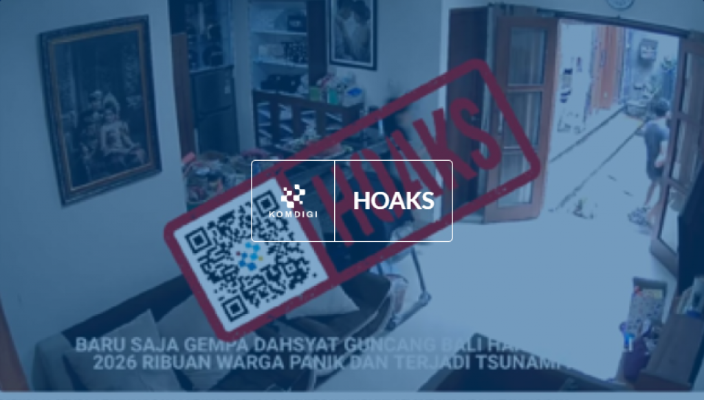 [HOAKS] Video Gempa-Tsunami Bali pada 14 Juli 2026