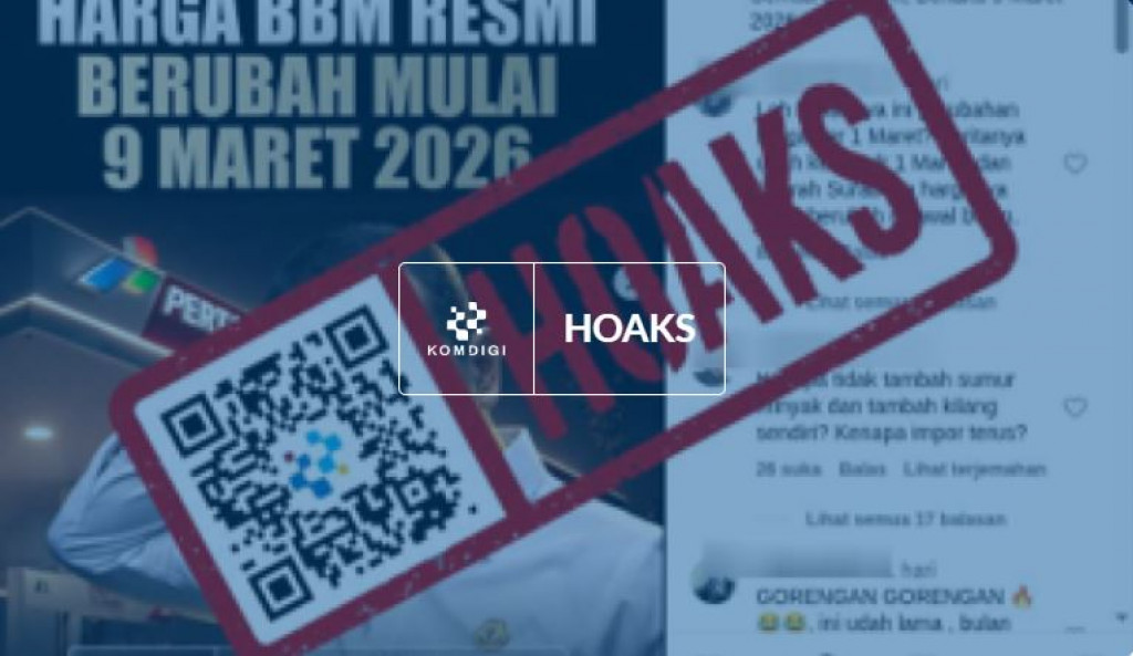 [HOAKS] Harga BBM Naik pada 9 Maret 2026