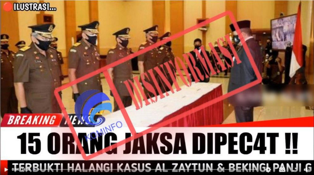 15 Orang Jaksa Dipecat karena Bersekongkol dengan Panji Gumilang