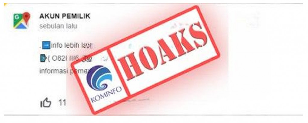 [HOAKS] Akun Google Mengatasnamakan Kantor Imigrasi Kota Banjarmasin