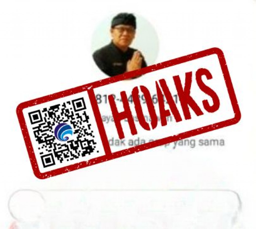 [HOAKS] Akun WhatsApp Mengatasnamakan Rektor Universitas Pendidikan Ganesha
