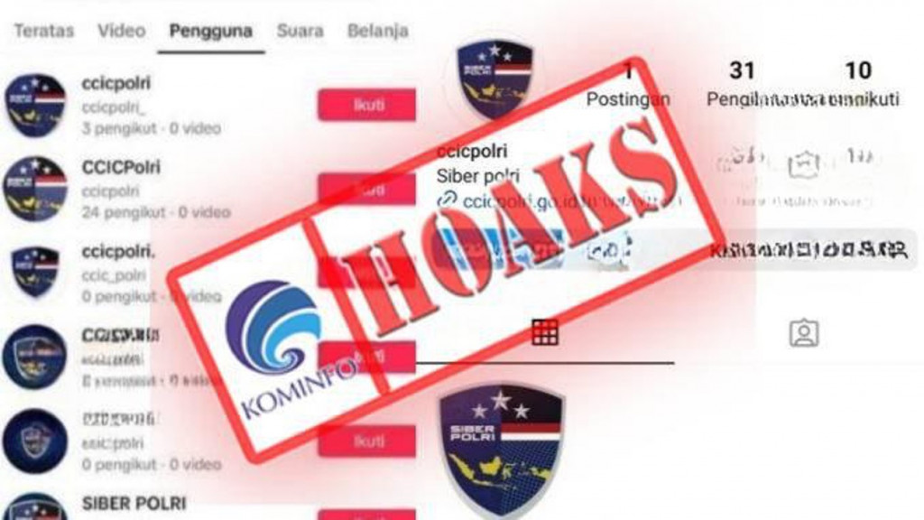 [HOAKS] Akun Instagram Mengatasnamakan Direktorat Siber Polri