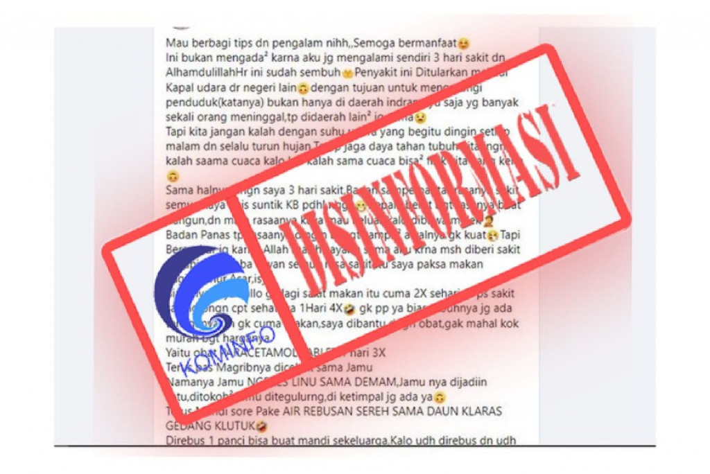 [DISINFORMASI] Muncul Penyakit Anosmia Hampir Sama dengan Covid-19