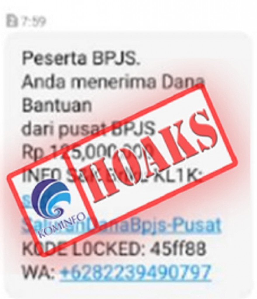 [HOAKS] Bantuan Dana dari BPJS Senilai Rp125 Juta