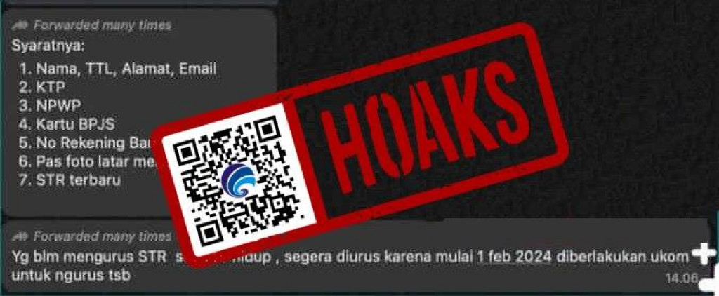 [HOAKS] Batas Waktu Pengurusan STR Seumur Hidup Sebelum 1 Februari 2024