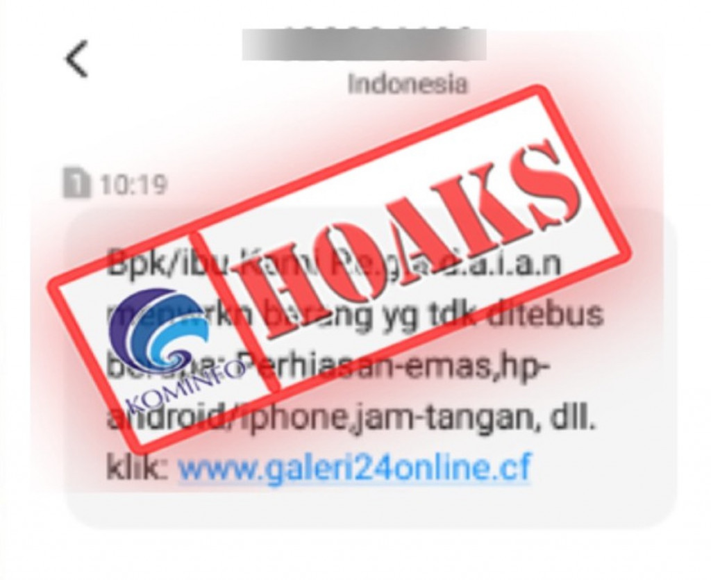 [HOAKS] Daftar Barang Pegadaian yang Tidak Ditebus