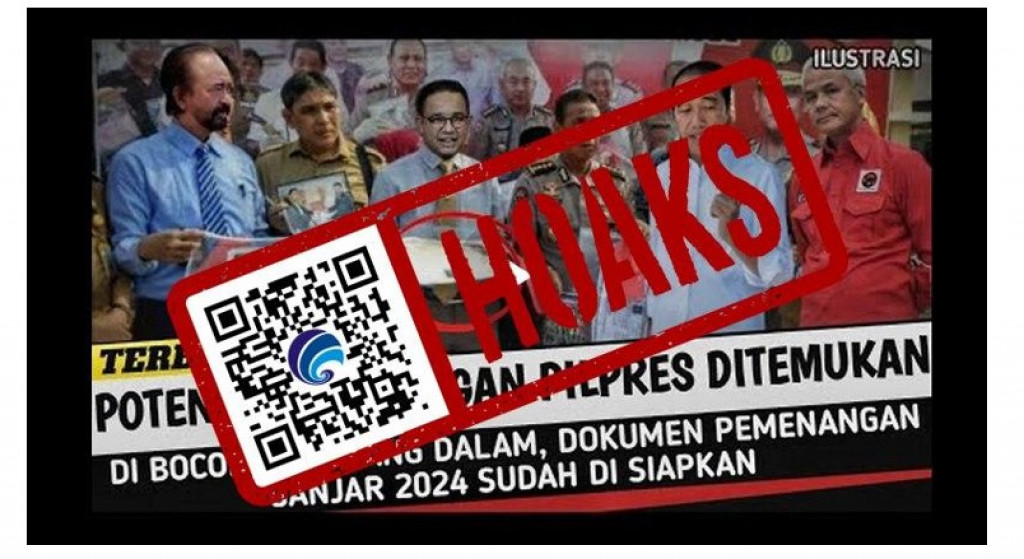 [HOAKS] Elite Partai Koalisi Perubahan Temukan Dokumen Kecurangan Pemilu 2024