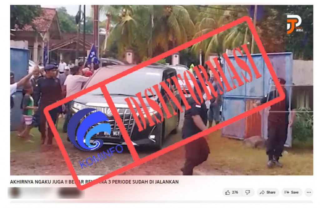[DISINFORMASI] Rencana 3 (Tiga) Periode Sudah Dijalankan