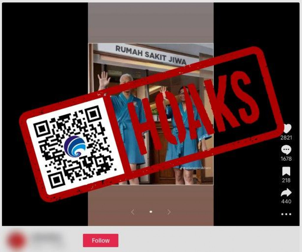 [HOAKS] Gambar Ganjar dan Mahfud Sedang di Rumah Sakit Jiwa