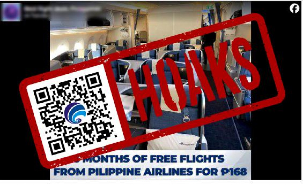 [HOAKS] Gratis Penerbangan Selama 6 Bulan dengan Philippine Airlines Hanya Bayar 47 Ribu Rupiah