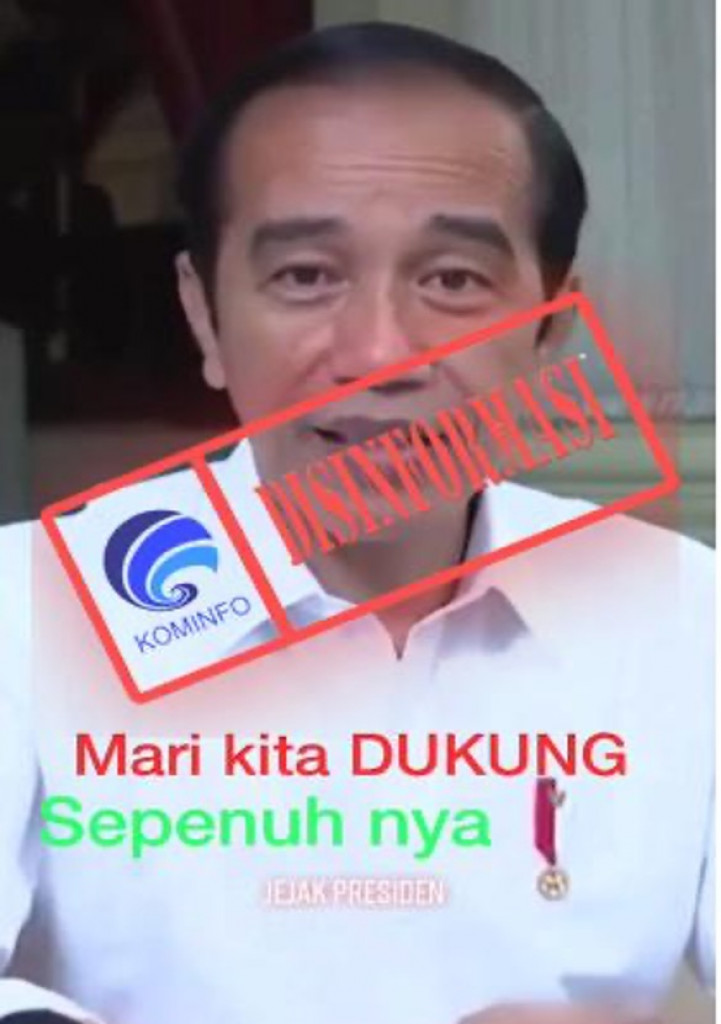 [DISINFORMASI] Video Presiden Joko Widodo yang Berminat Menjadi Presiden 3 Periode