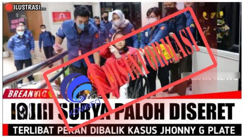 [DISINFORMASI] Johnny G. Plate dan Istri Surya Paloh Terbukti Sekongkol
