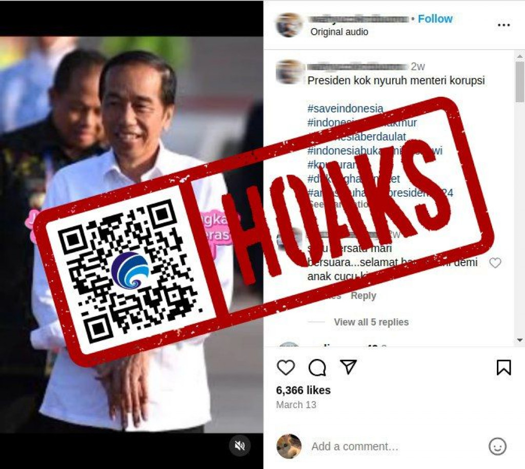 [HOAKS] Juliari Batubara Sebut Presiden Jokowi Dalang Korupsi Bansos Beras