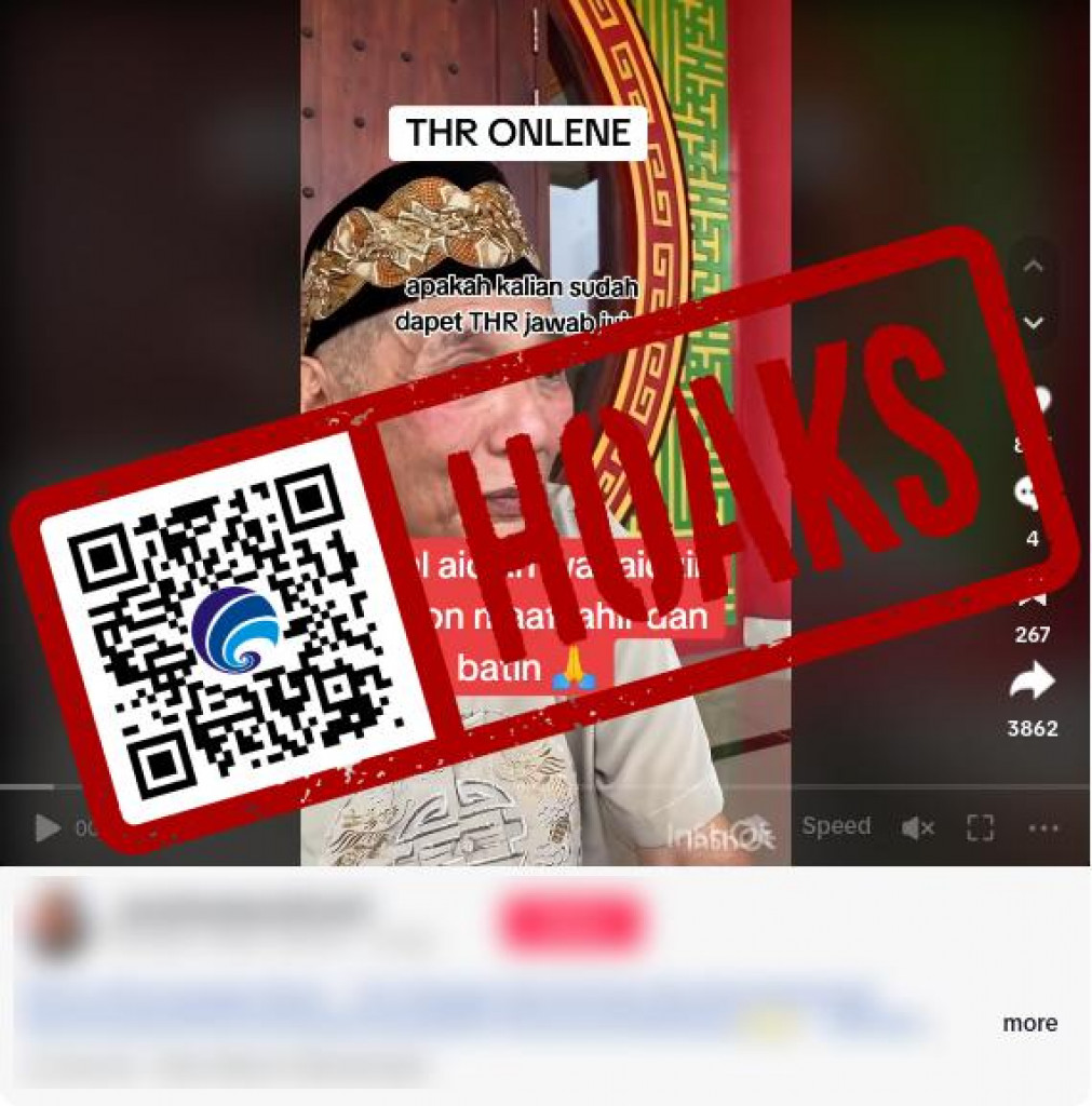 [HOAKS] Jusuf Hamka Bagikan THR Lebaran di TikTok