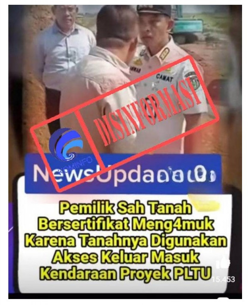 [DISINFORMASI] Keributan Antara Camat dan Warga Pemilik Tanah