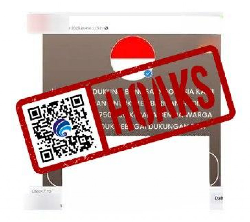 [HOAKS] Laman Pendaftaran BBM dan BLT Senilai Rp750 Ribu di Facebook