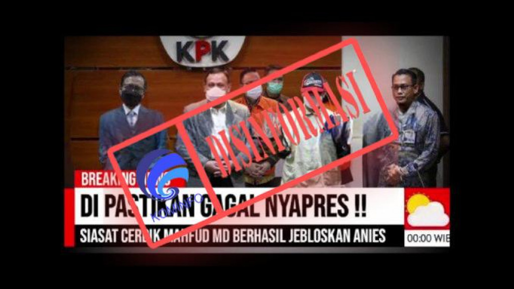 [DISINFORMASI] Mahfud MD Berhasil Gagalkan Anies Baswedan Mencalonkan Diri di Pilpres 2024