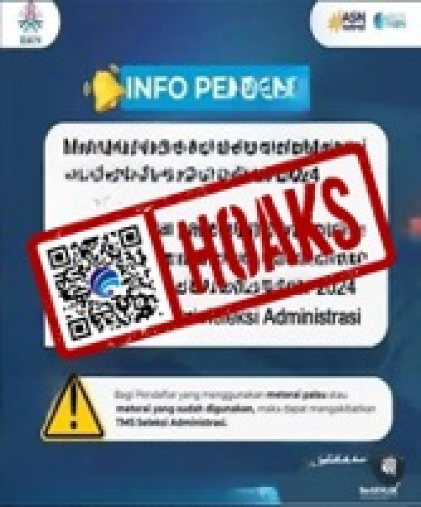 [HOAKS] Materai Tempel Sebabkan TMS Administrasi CPNS 2024