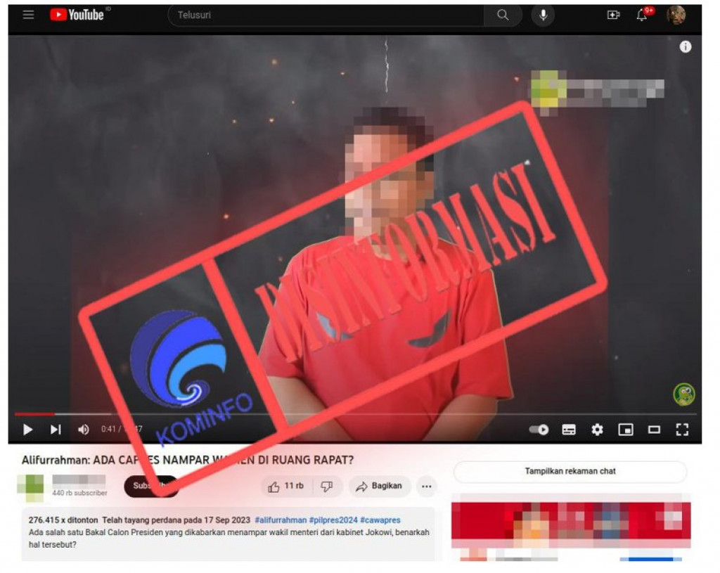 [DISINFORMASI] Menhan Prabowo Subianto Mencekik dan Menampar Wamentan sebelum Rapat Kabinet