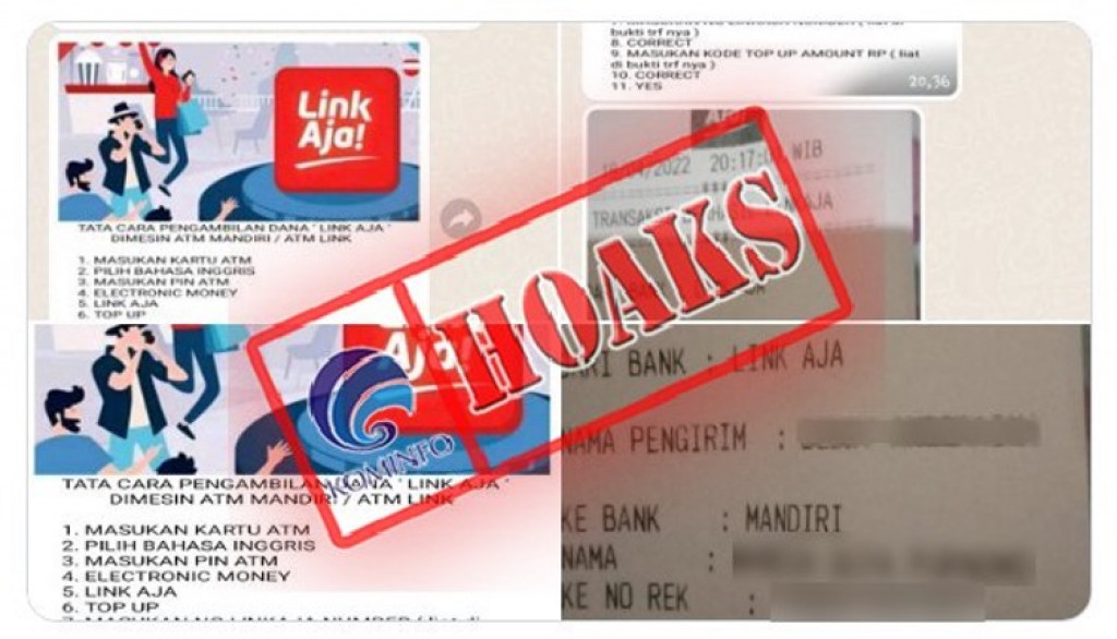 [HOAKS] Modus Penipuan Transfer Dana LinkAja
