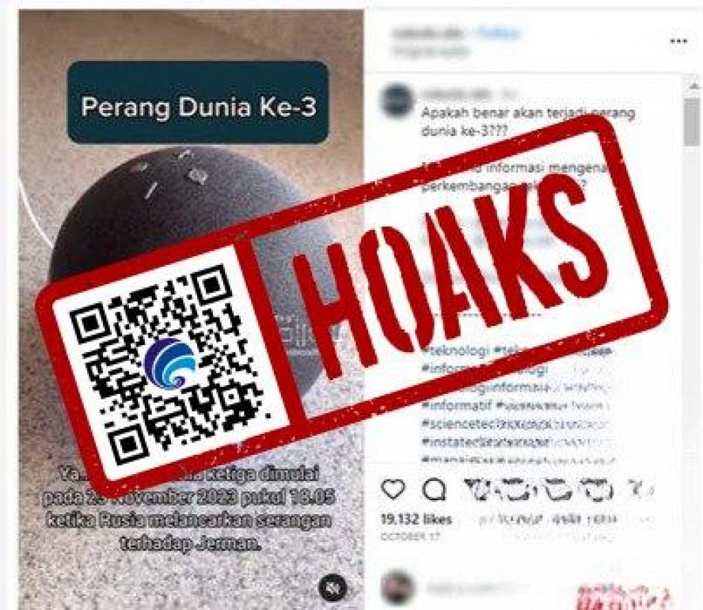 [HOAKS] Perang Dunia III akan Meletus pada November 2023