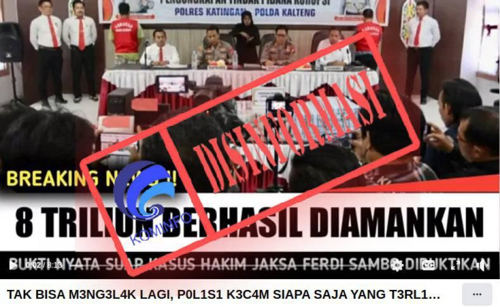 [DISINFORMASI] Polri Amankan Bukti Ferdy Sambo Suap Hakim dan Jaksa