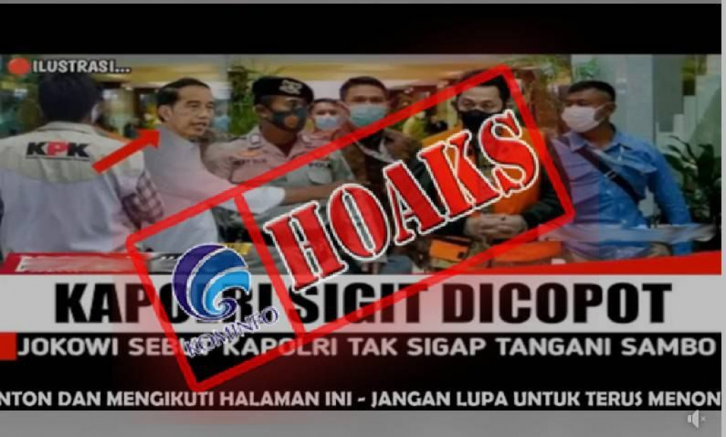 [HOAKS] Presiden Jokowi Pecat Kapolri Jenderal Listyo Sigit Prabowo