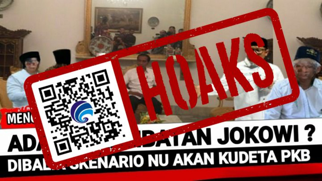 [HOAKS] Presiden Jokowi Terlibat Skenario Kudeta PKB Oleh NU