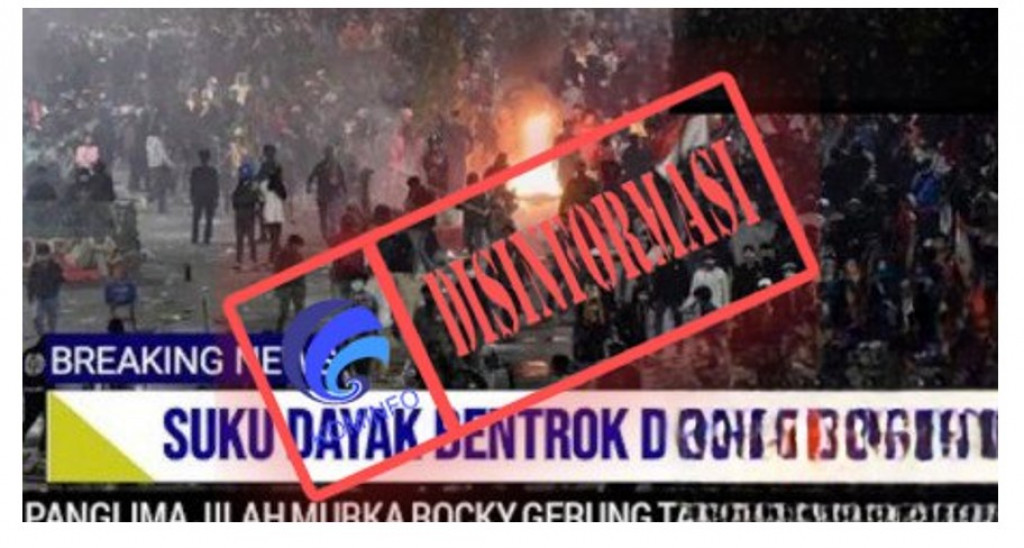 [DISINFORMASI] Suku Dayak Kalimantan Terlibat Bentrok di Jakarta karena Rocky Gerung Tidak Diproses Hukum