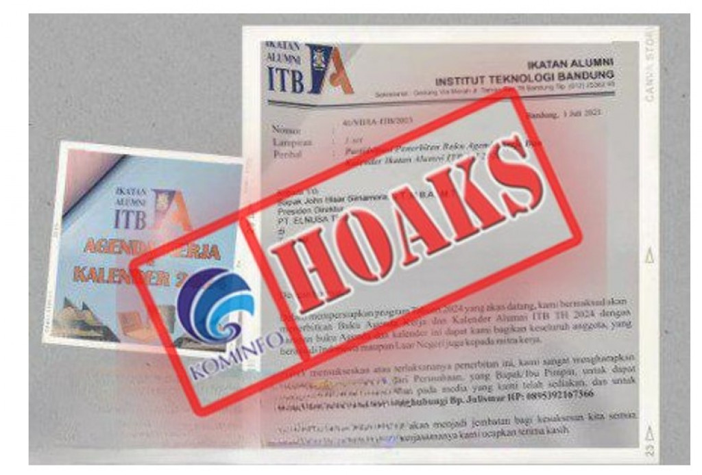 [HOAKS] Surat Mengatasnamakan Ikatan Alumni ITB Jawa Barat