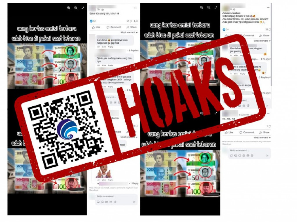 [HOAKS] Uang Kertas Emisi Terbaru Bergambar Sri Mulyani