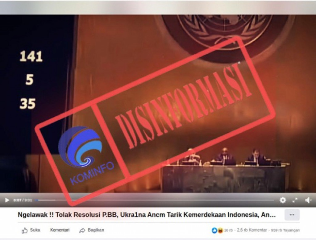 [HOAKS] Indonesia Memutus Hubungan Diplomatik dengan Malaysia dan Siap Berperang