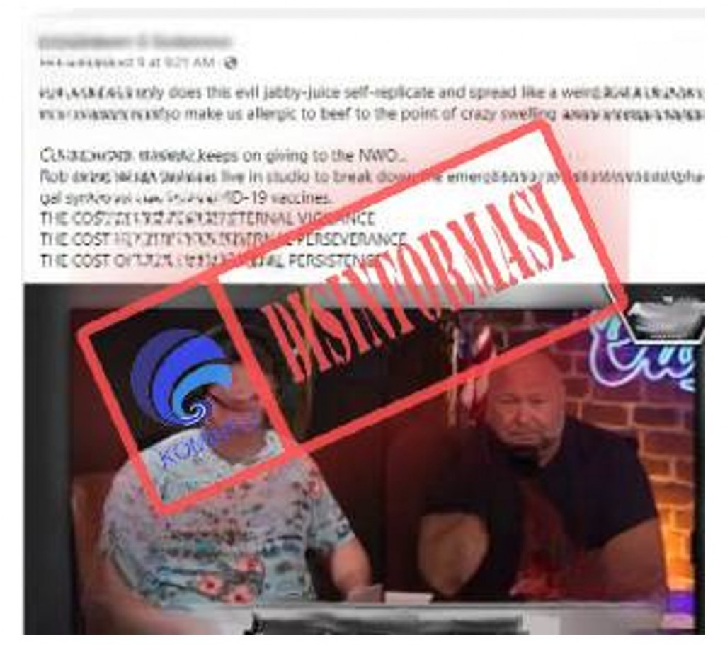 [DISINFORMASI] Vaksin Covid-19 Menyebabkan Alergi Daging