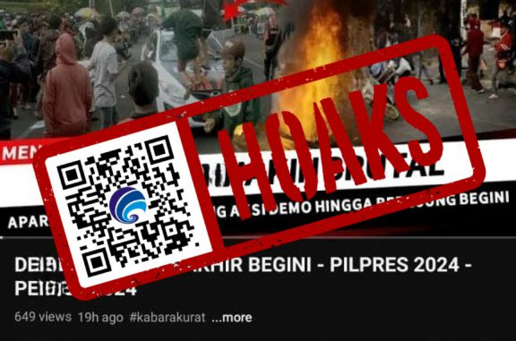 [HOAKS] Video Demo Buruh Mengenai Pilpres 2024 dan Pemilu 2024