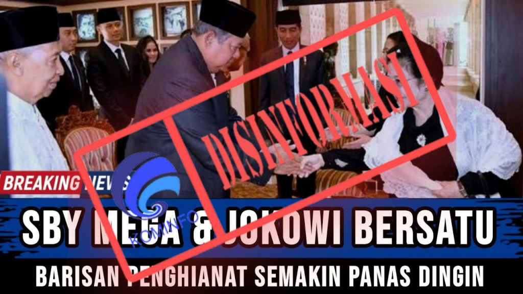 [DISINFORMASI] Video Terungkapnya Rapat Rahasia antara Presiden Jokowi, Megawati, dan SBY