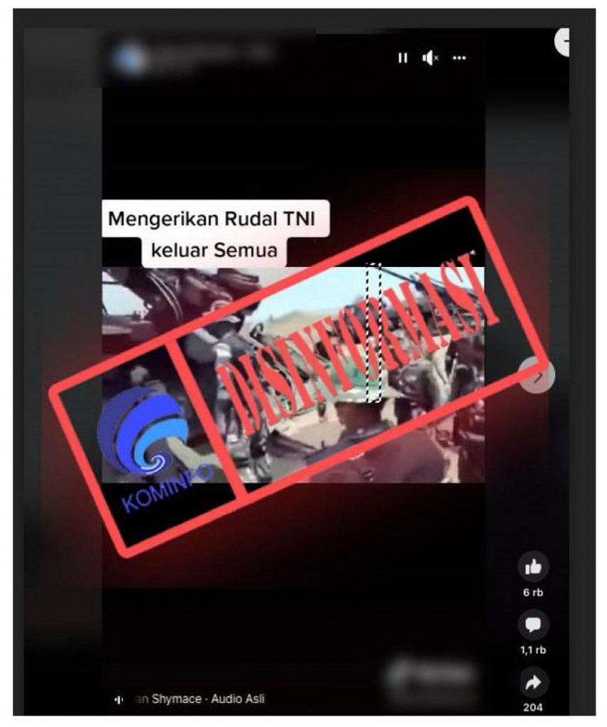 [DISINFORMASI] TNI Pasang 200 Rudal di Selat Malaka untuk Serang Malaysia