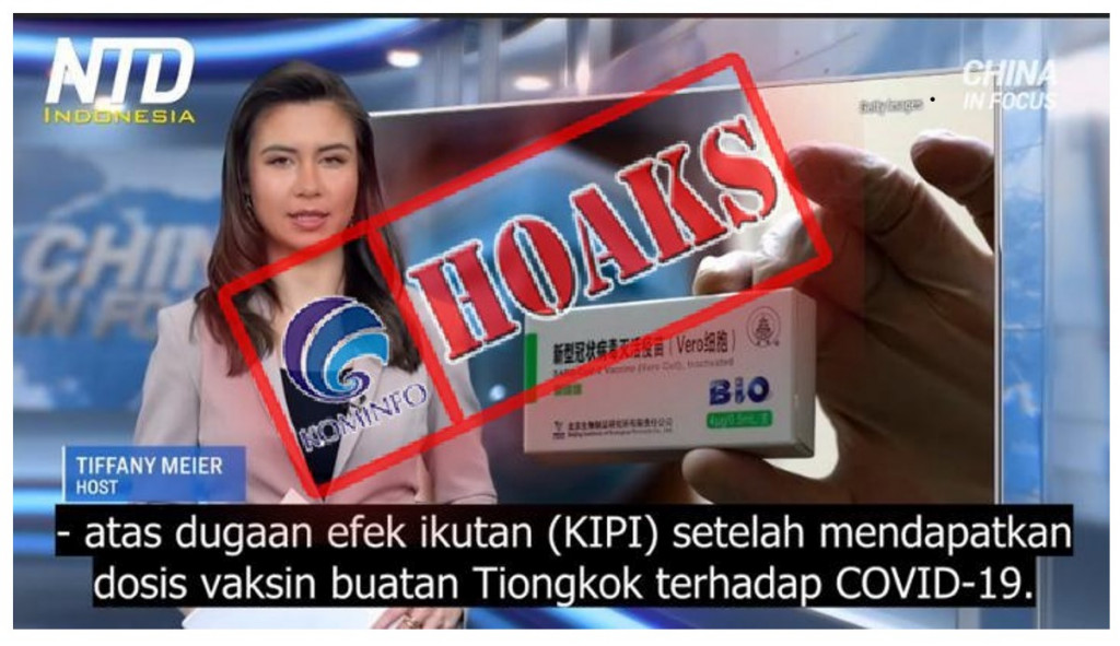 [HOAKS] Vaksin Sinopharm Menyebabkan Leukemia dan Diabetes