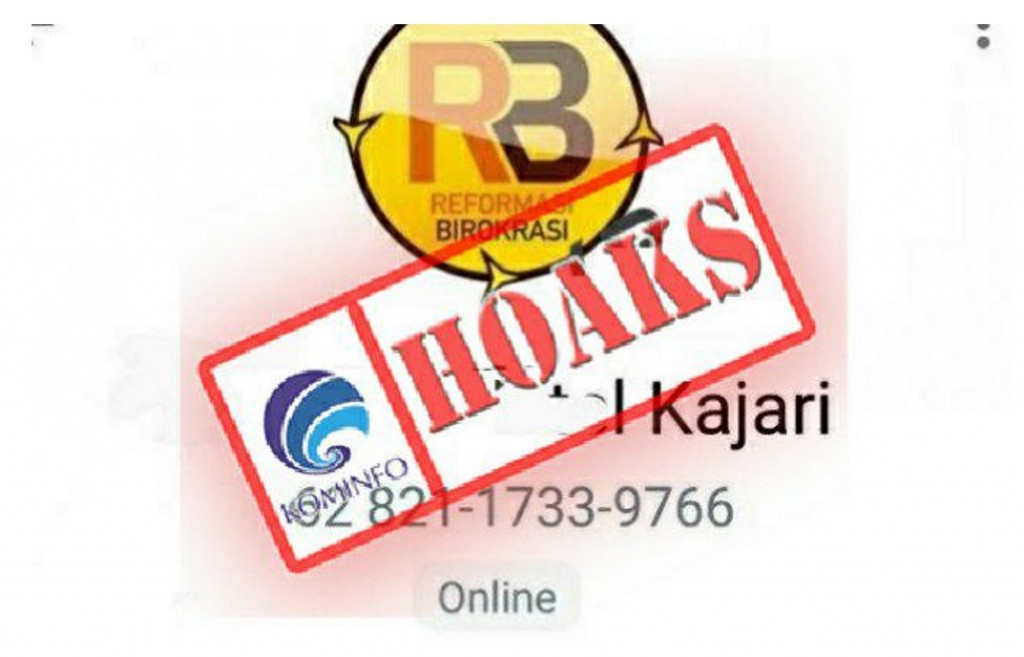 [HOAKS] Pesan WhatsApp Mengatasnamakan Kepala Seksi Intelijen Kejaksaan Negeri Tanjung Jabung Barat Muhammad Lutfi