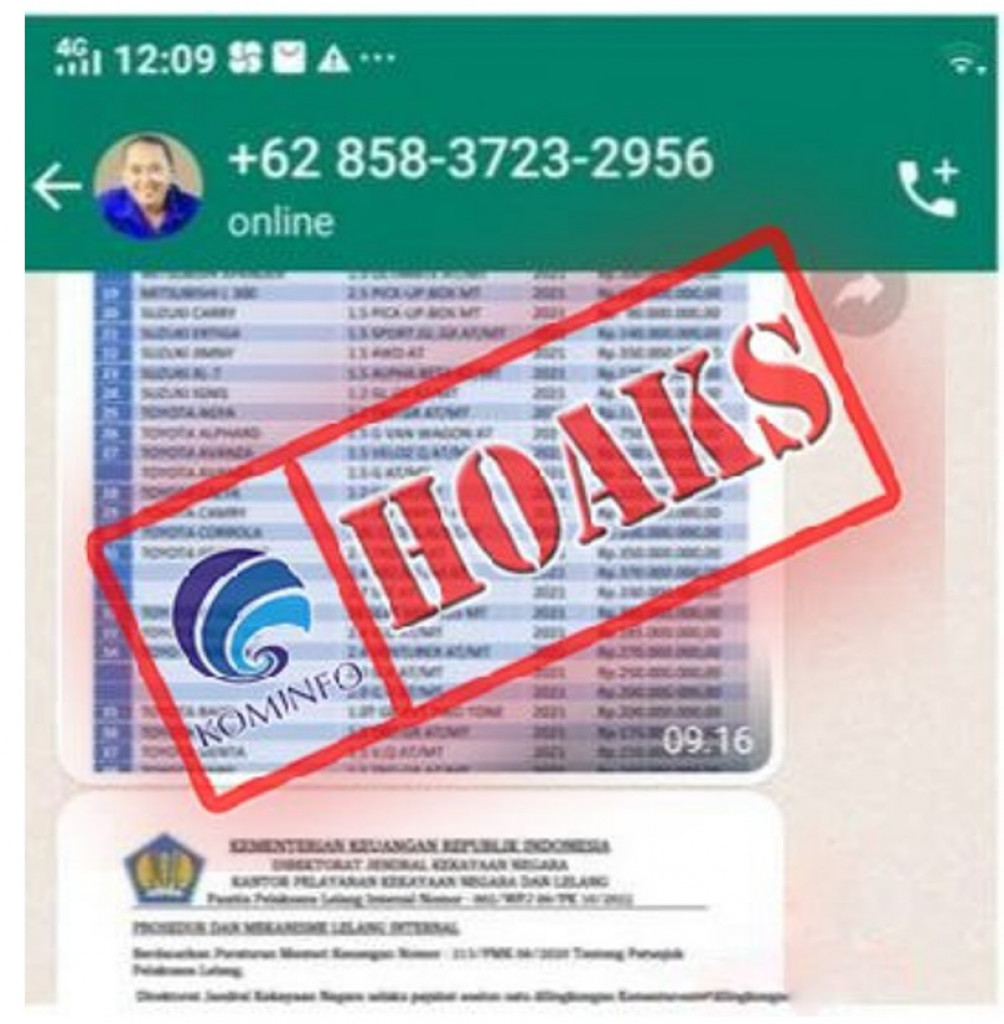 [HOAKS] Akun WhatsApp Palsu Mengatasnamakan Perbekel Desa Panji, Kecamatan Sukasada, Buleleng