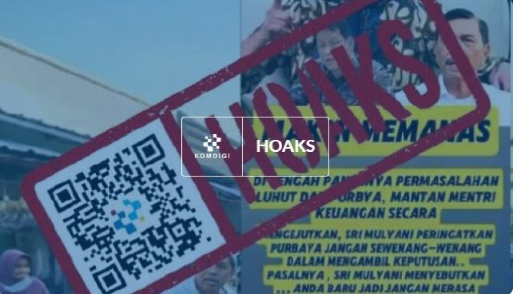 [HOAKS] Sri Mulyani Beri Peringatan Keras untuk Purbaya