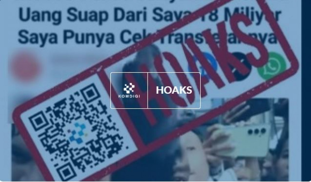[HOAKS] Gubernur Riau Minta KPK Periksa Jokowi