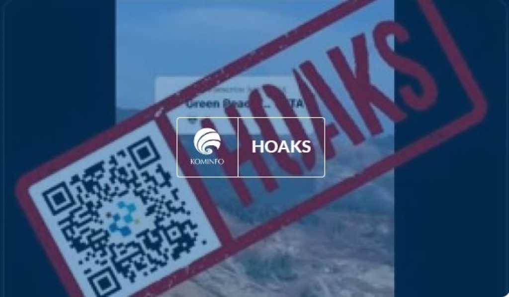 [HOAKS] Pemandangan Tambang Nikel Raja Ampat dari Udara